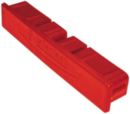 TAL EMBOUT REGLE 100X18MM ROUGE