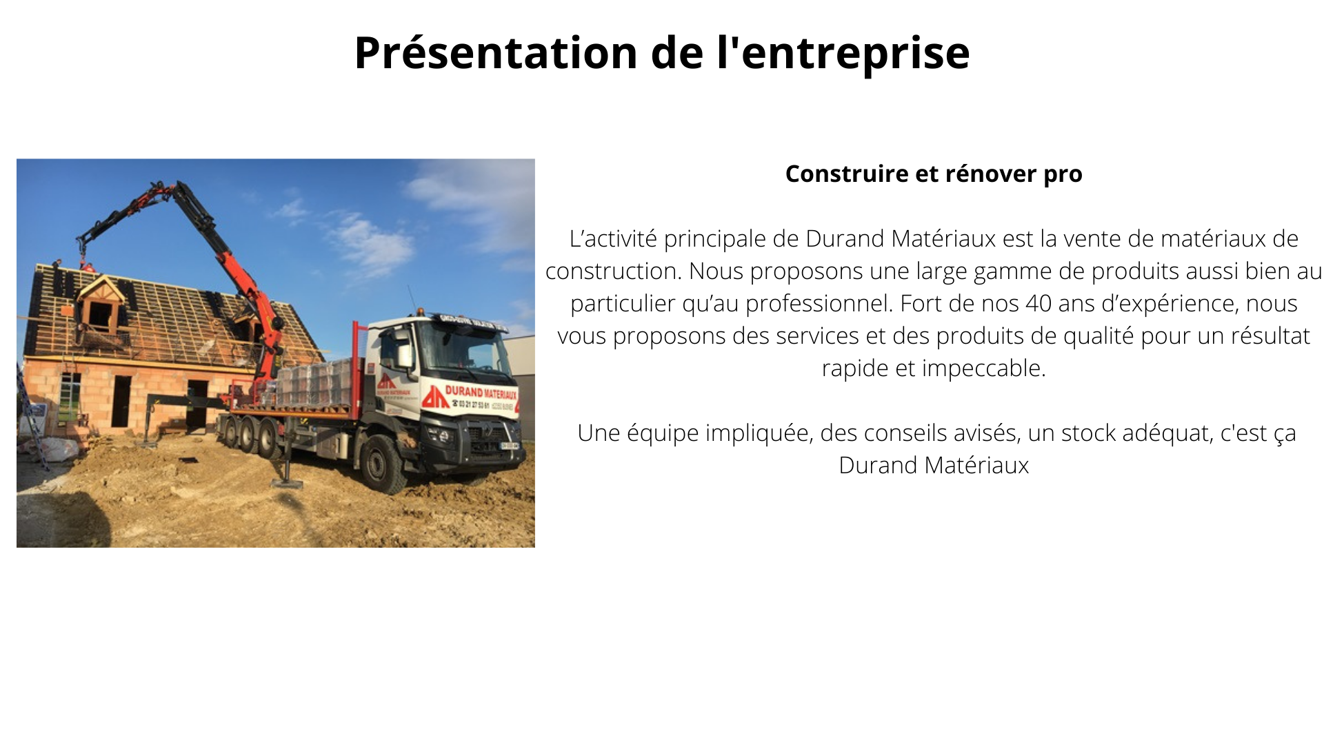 présentation 