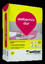 WEBER NIV DUR 25KG/SAC 48/PAL RAGREAGE FIBRE FORTE EPAISSEUR SOL INT