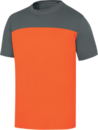 DELTA+ TEE SHIRT GENOA GRIS ORANGE TAILLE L