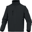 DELTA+ VESTE COUPE VENT GRIS NOIR XL