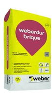 WEBER DUR BRIQUE IMPERMEABILISATION DES MACONNERIES avant collage plaquette 48/P