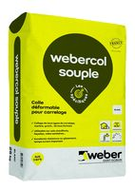 WEBER COL SOUPLE GRIS 25KG/SAC 48/PAL WEBER COL SOUPLE GRIS 25KG/SAC 48/PAL