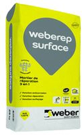 WEBER REP SURFACE 25KG/SAC 48/PAL ***NOUVEAU**** 3EN1 WEBER REP SURFACE 25KG/SAC 48/PAL ***NOUVEAU**** 3EN1