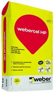 WEBER CEL HP 25KG/SAC MORTIER SCELLEMENT CALAGE ET CLAVETAGE HP NF 48/PAL WEBER CEL HP 25KG/SAC MORTIER SCELLEMENT CALAGE ET CLAVETAGE HP NF 48/PAL