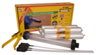 SIKA MUR INJECTOCREAM KIT 5 POCHES 600ML PISTOLET+BUSES POUR 20ML EP20CM