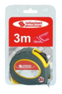 TAL TRIPLE METRE CORPS JAUNE BI-MATIERE 19MM