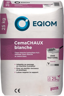 EQIOM CEMACHAUX BLANCHE HL5 25KG/SAC 63/PAL nouveau coloris apres prod 03/23 EQIOM CEMACHAUX BLANCHE HL5 25KG/SAC 63/PAL nouveau coloris apres prod 03/23