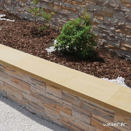 WESER CHAPERON DE MUR OPTIPOSE PLAT TON PIERRE 990 (997)X250X40 (44)